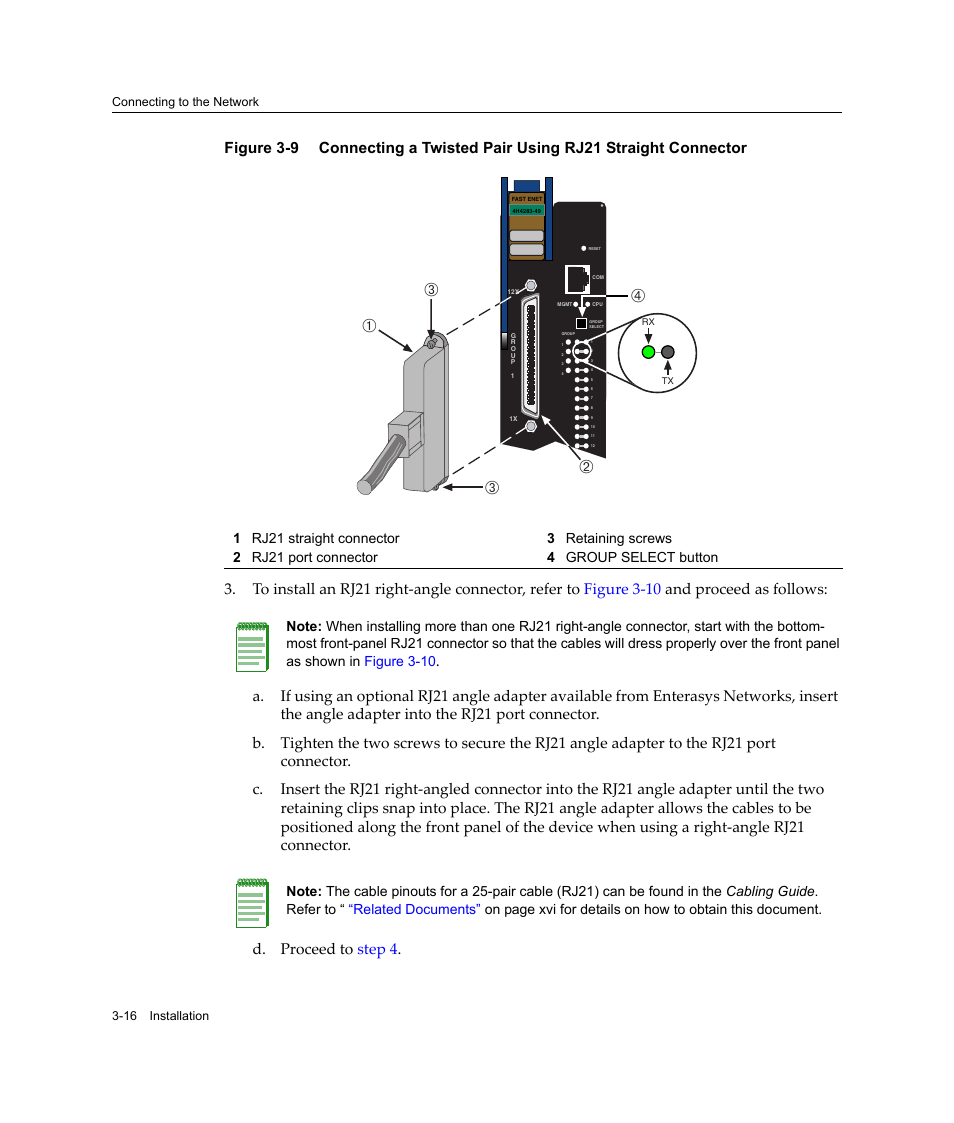 Step 3, Figure 3‐9, Ав в | Figure 3-10 | Enterasys Networks Enterasys Gold Distributed Forwarding Engine 4H4284-49 User Manual | Page 46 / 90