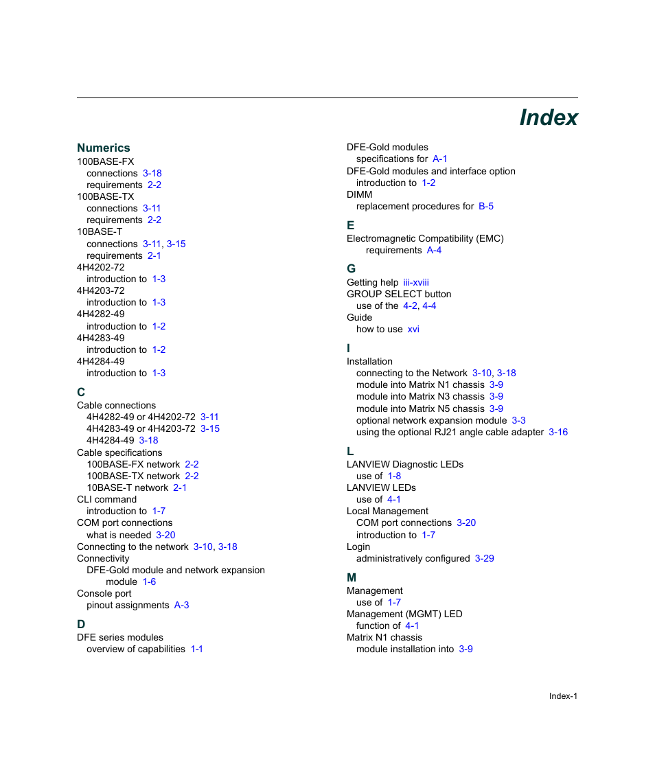 Index, Numerics | Enterasys Networks Enterasys Gold Distributed Forwarding Engine 4H4284-49 User Manual | Page 89 / 90