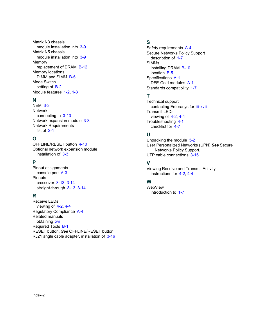 Enterasys Networks Enterasys Gold Distributed Forwarding Engine 4H4284-49 User Manual | Page 90 / 90