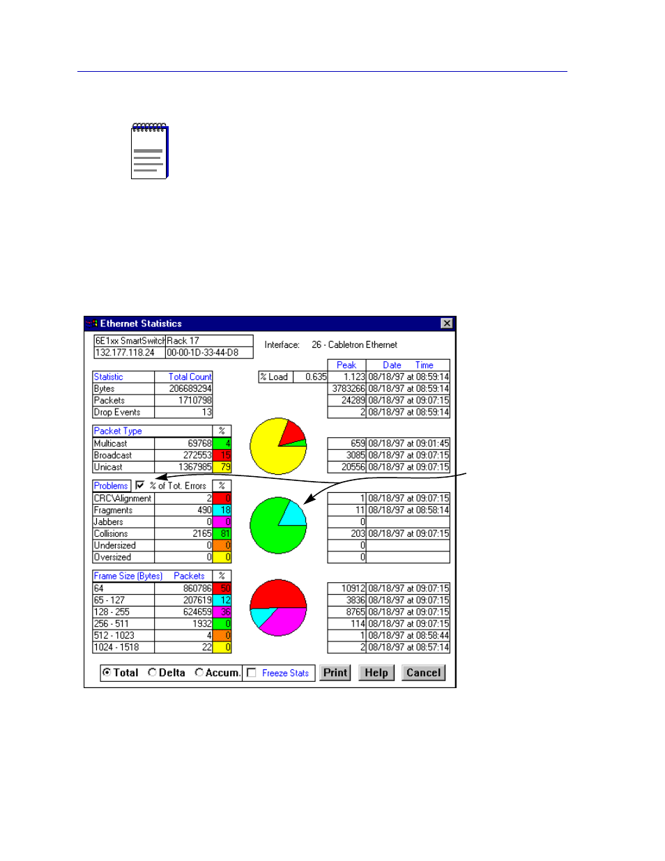 Rmon statistics, Rmon statistics -2, Figure 3-1 | Enterasys Networks 6000 User Manual | Page 127 / 231