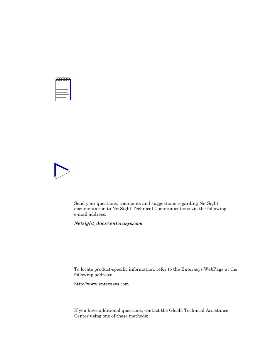 Accessing on-line documentation, Documentation feedback, Getting technical support | Online services on the world wide web, Global technical assistance center, Accessing on-line documentation -8, Documentation feedback -8, Getting technical support -8 | Enterasys Networks 6000 User Manual | Page 17 / 231