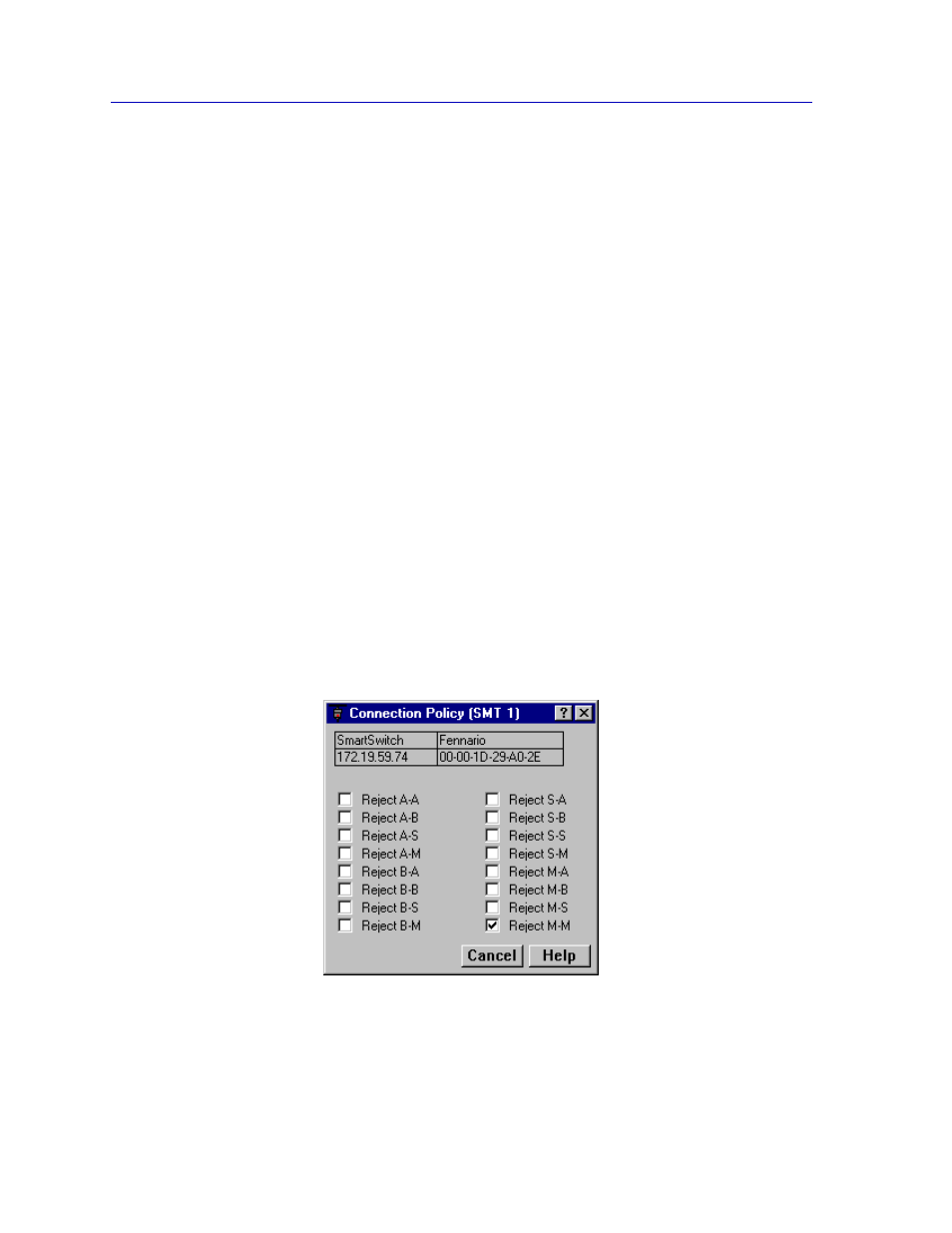 Connection policy, Connection policy -6 | Enterasys Networks 6000 User Manual | Page 197 / 231