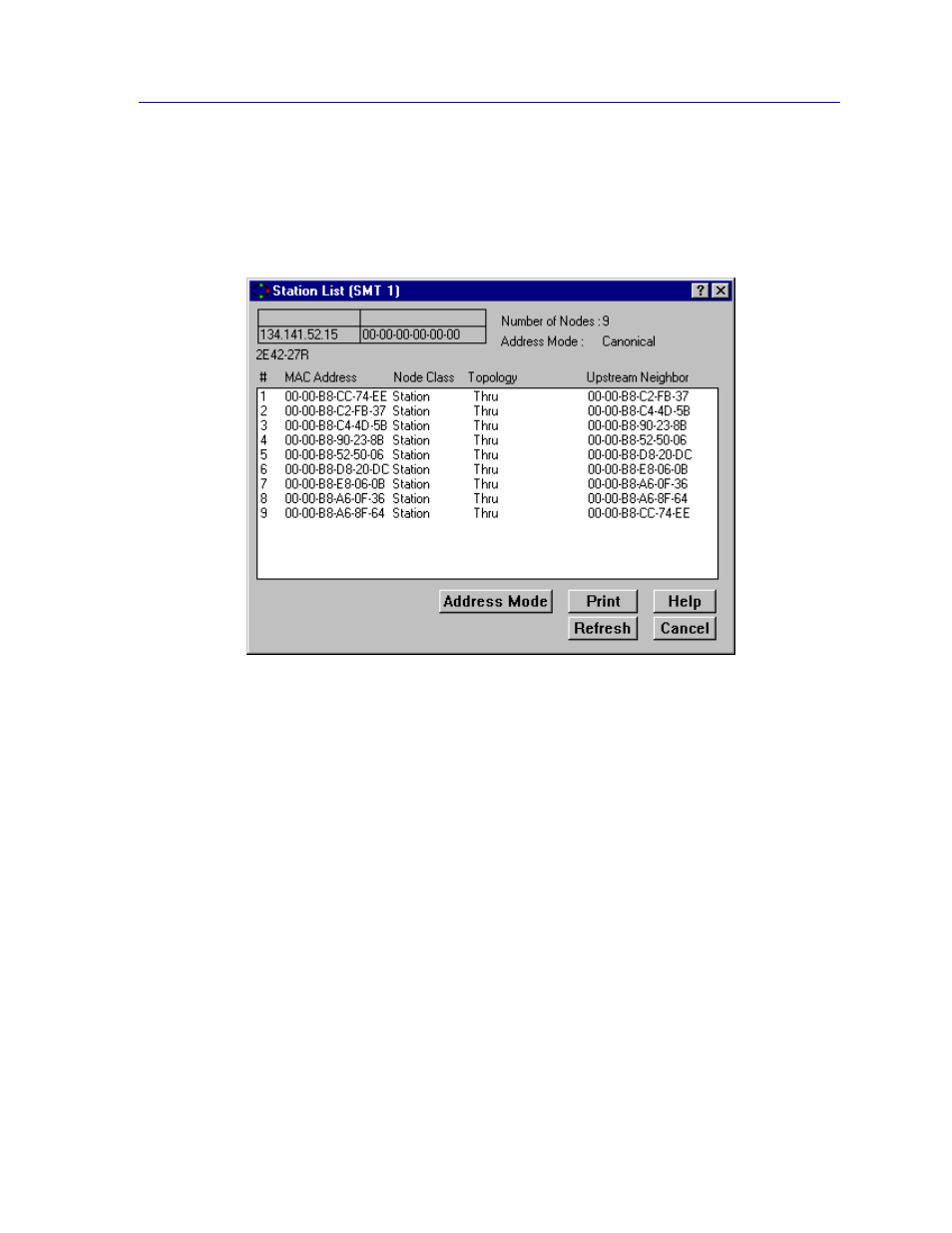 Station list, Station list -9 | Enterasys Networks 6000 User Manual | Page 200 / 231