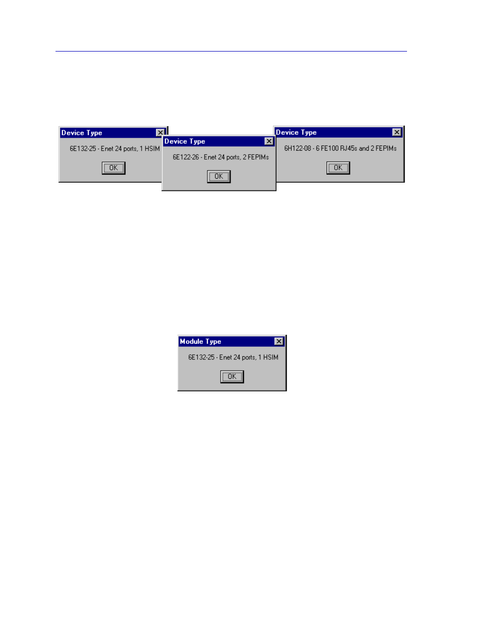 Device type, Module type, Interface description | Enterasys Networks 6000 User Manual | Page 45 / 231