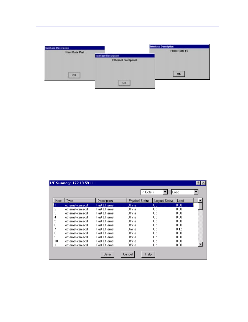 Viewing i/f summary information, Viewing i/f summary information -27, Vice. see | Viewing i/f, Summary information | Enterasys Networks 6000 User Manual | Page 46 / 231