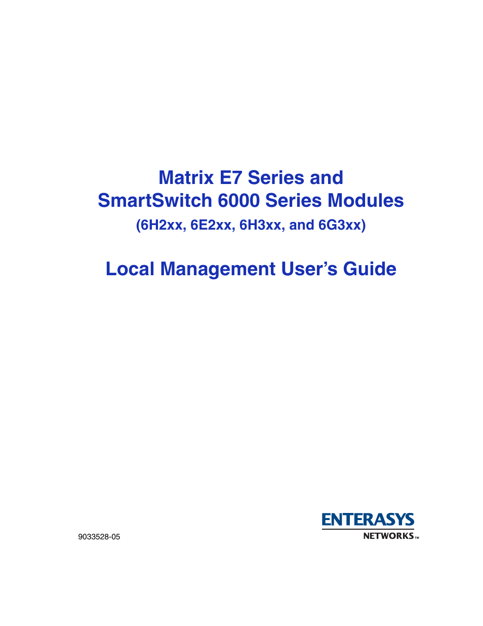 Enterasys Networks 6H2xx User Manual | 430 pages