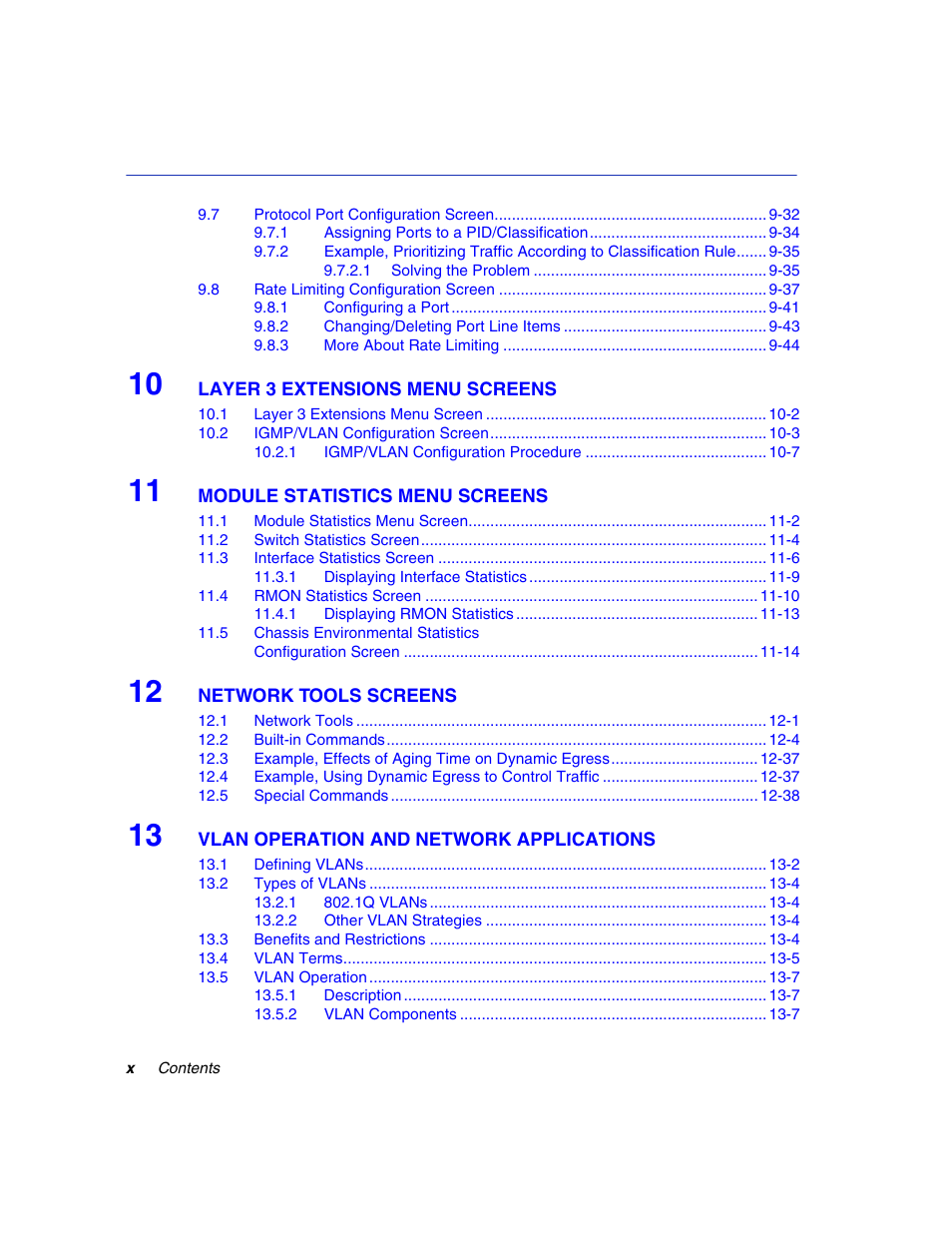 Enterasys Networks 6H2xx User Manual | Page 12 / 430