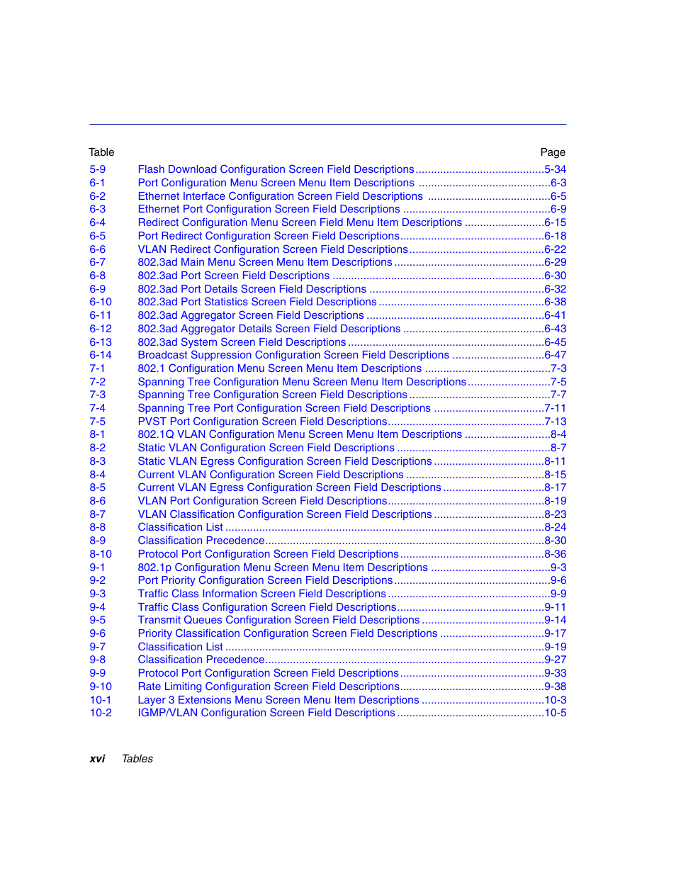 Enterasys Networks 6H2xx User Manual | Page 18 / 430