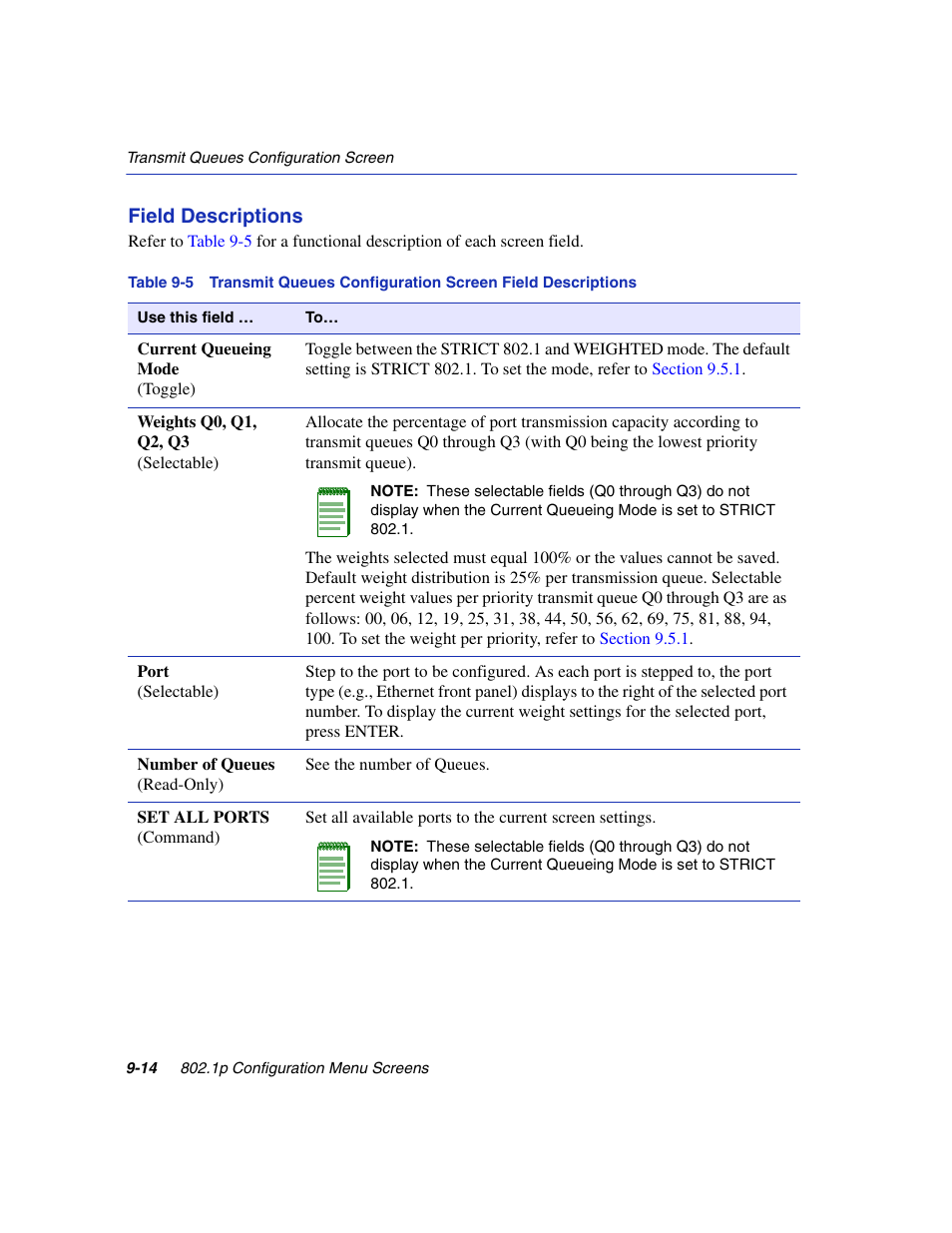Field descriptions | Enterasys Networks 6H2xx User Manual | Page 278 / 430