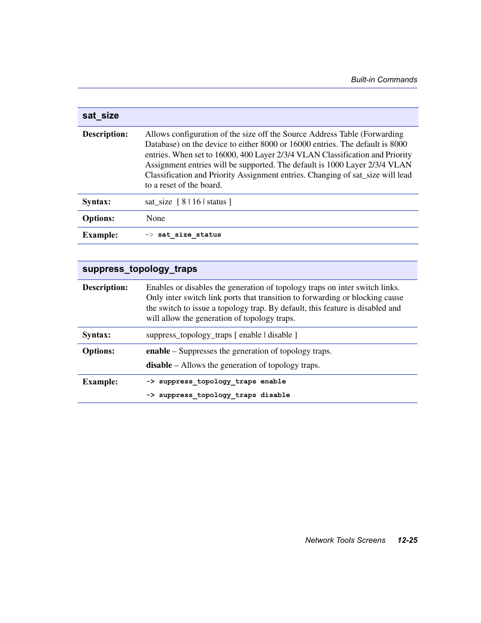 Sat_size, Suppress_topology_ traps | Enterasys Networks 6H2xx User Manual | Page 359 / 430