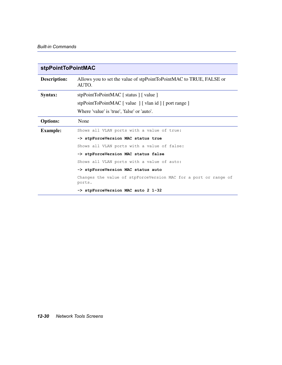 Stppointtopointmac | Enterasys Networks 6H2xx User Manual | Page 364 / 430