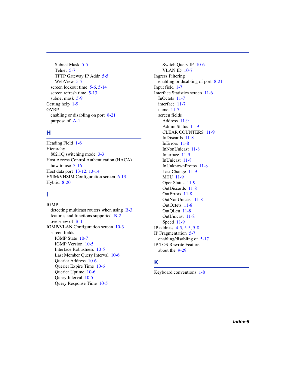 Enterasys Networks 6H2xx User Manual | Page 421 / 430