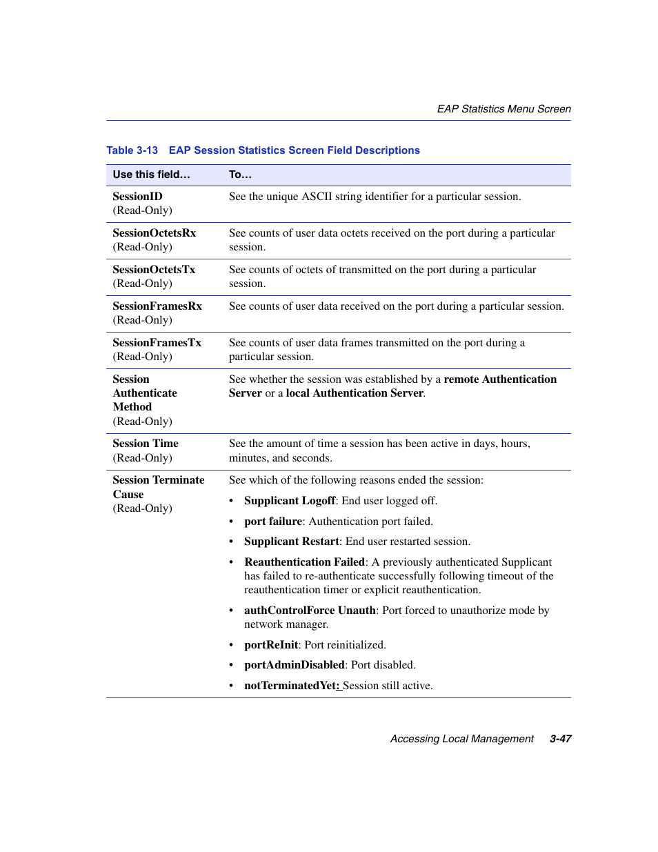 Table 3-13, For a functional | Enterasys Networks 6H2xx User Manual | Page 89 / 430