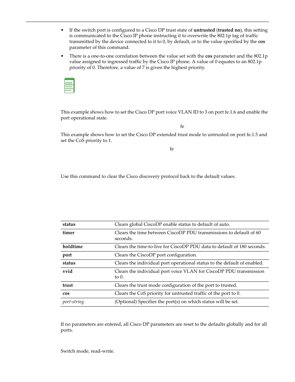 Clear ciscodp, Clear ciscodp -12 | Enterasys Networks D-Series User Manual | Page 108 / 540