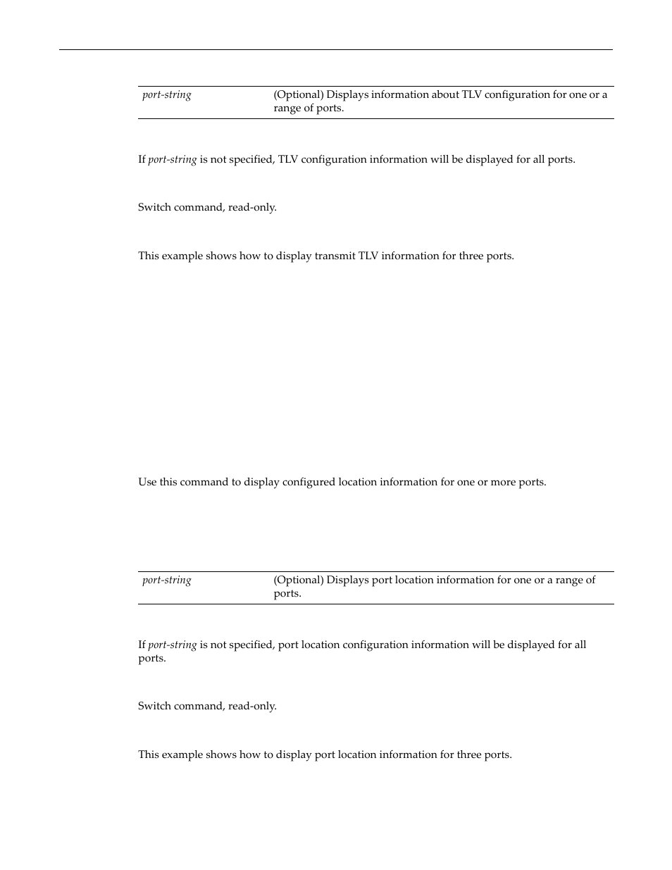 Show lldp port location-info, Show lldp port location-info -17 | Enterasys Networks D-Series User Manual | Page 113 / 540