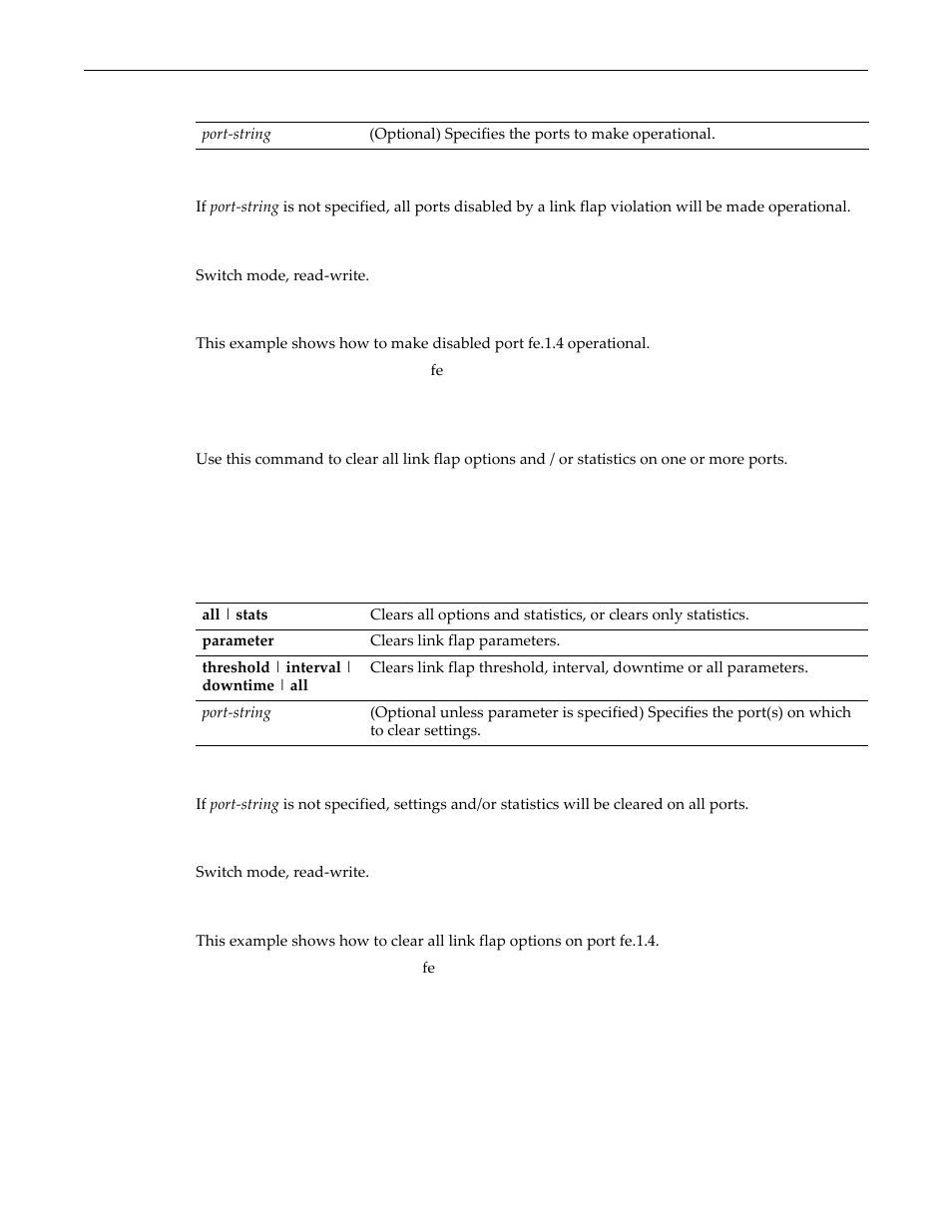 Clear linkflap, Clear linkflap -29 | Enterasys Networks D-Series User Manual | Page 155 / 540