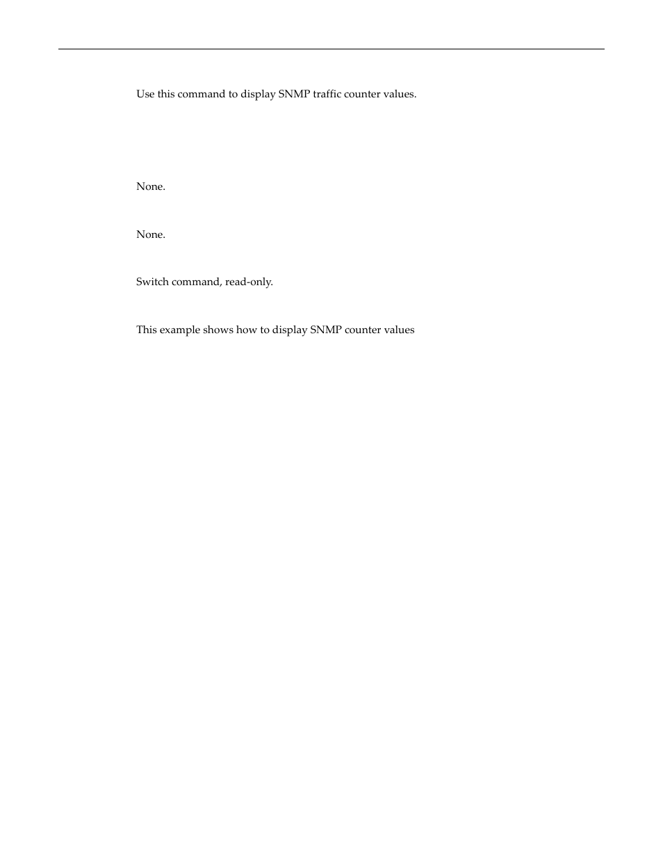 Show snmp counters, Show snmp counters -5 | Enterasys Networks D-Series User Manual | Page 185 / 540