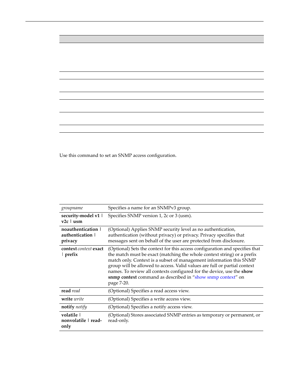 Set snmp access, Set snmp access -17 | Enterasys Networks D-Series User Manual | Page 197 / 540