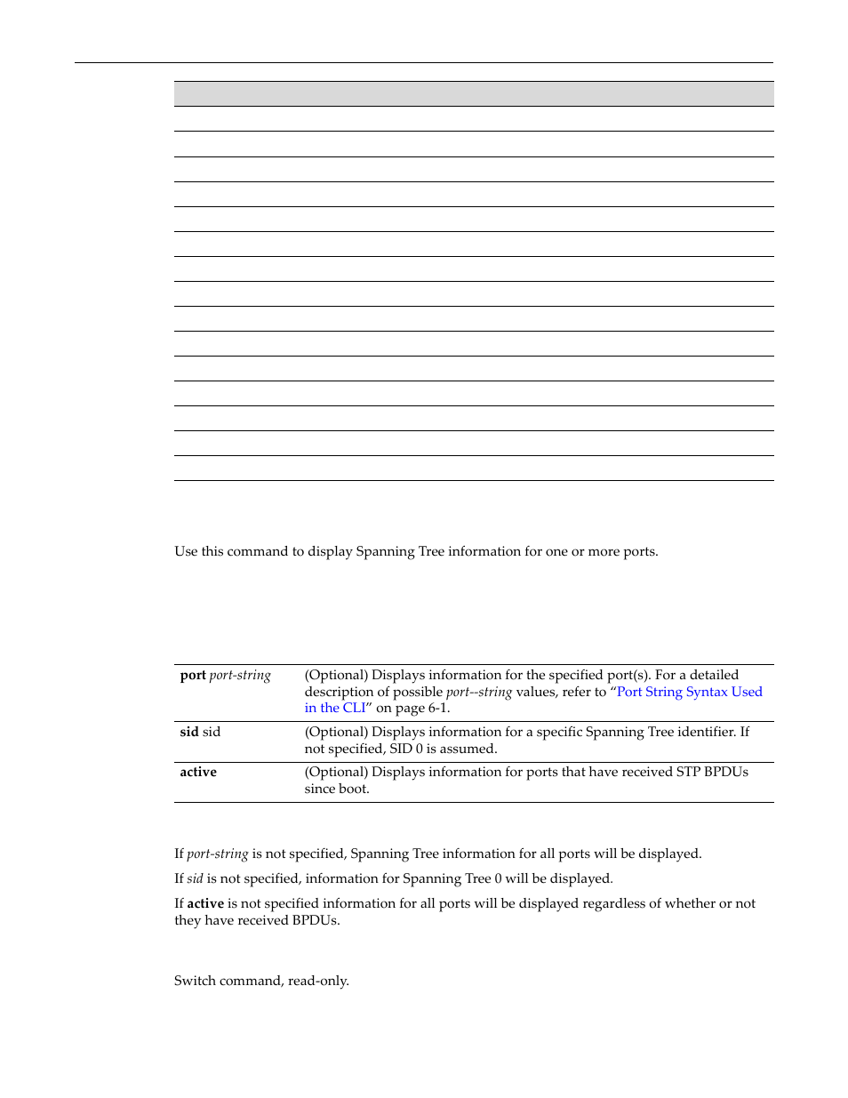 Show spantree stats, Show spantree stats -5 | Enterasys Networks D-Series User Manual | Page 223 / 540