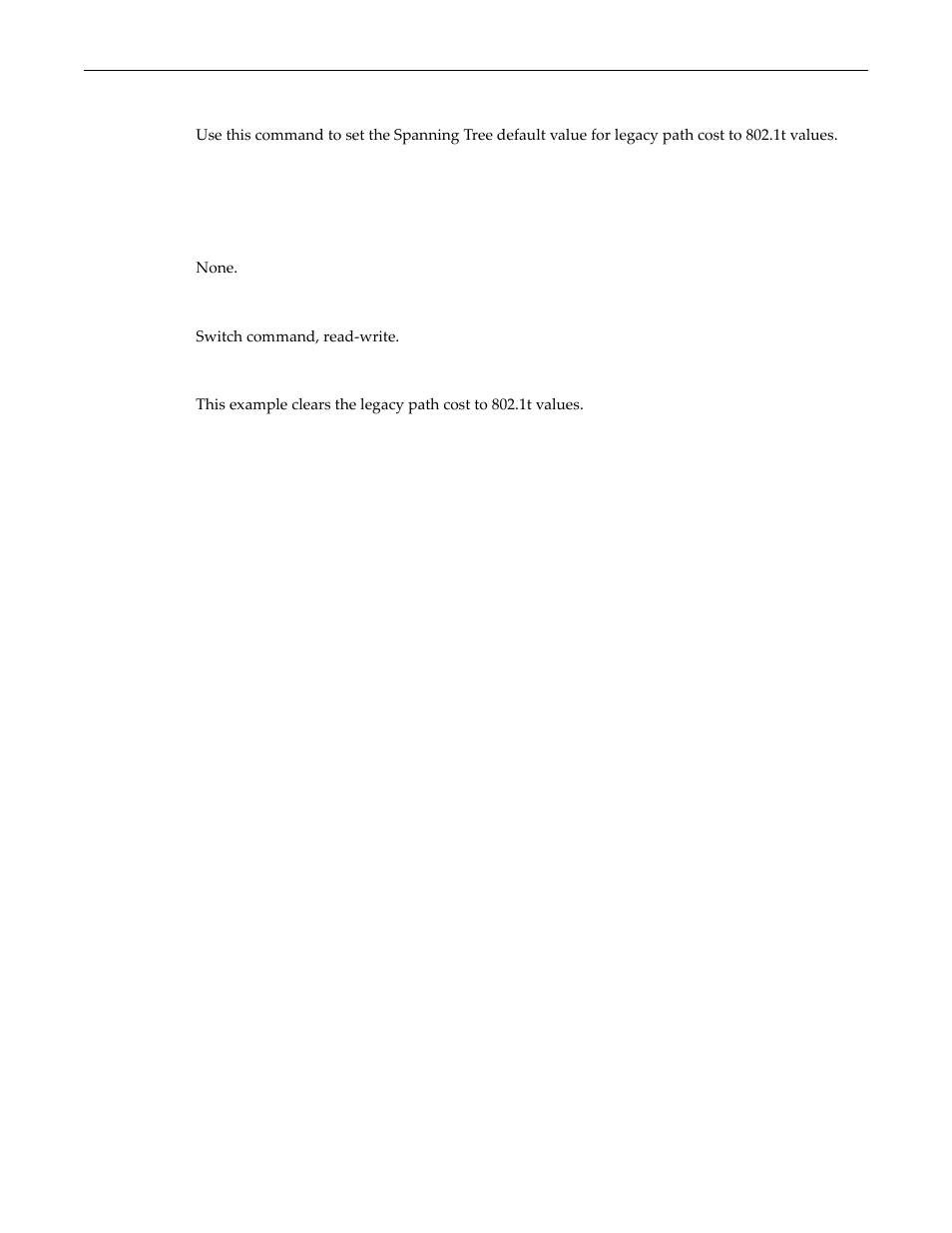 Clear spantree legacypathcost, Clear spantree legacypathcost -32 | Enterasys Networks D-Series User Manual | Page 250 / 540