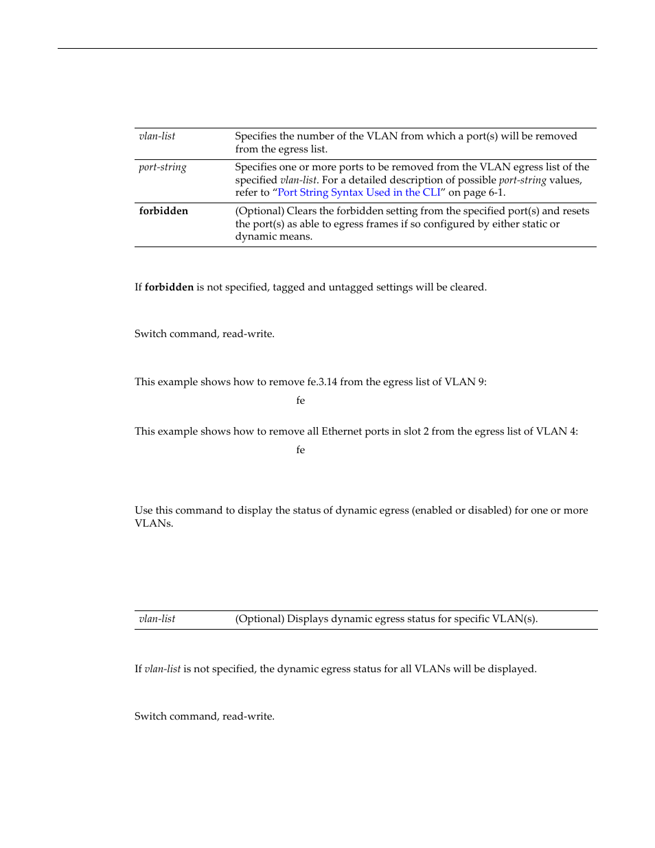 Show vlan dynamicegress, Show vlan dynamicegress -16 | Enterasys Networks D-Series User Manual | Page 288 / 540