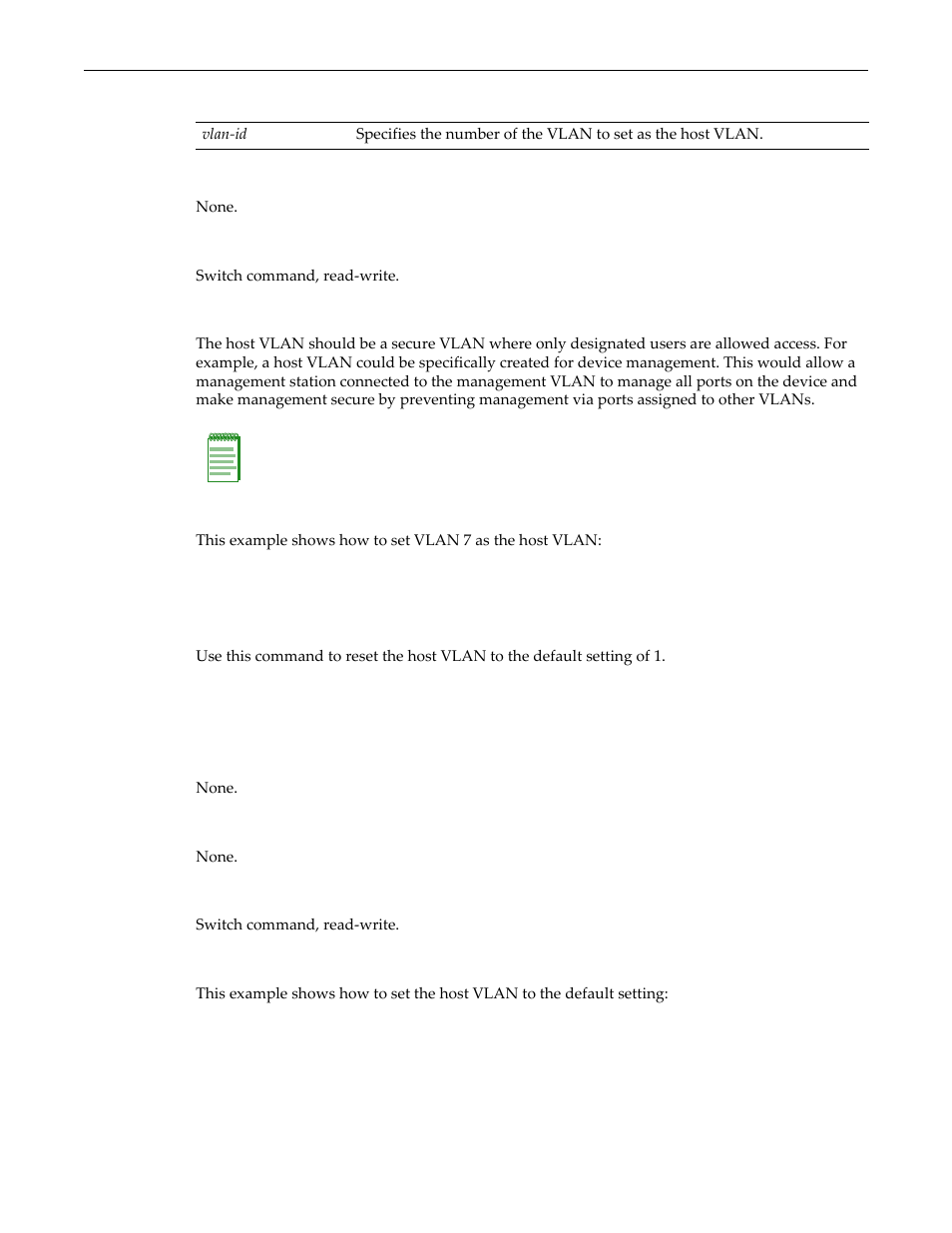 Clear host vlan, Clear host vlan -19 | Enterasys Networks D-Series User Manual | Page 291 / 540