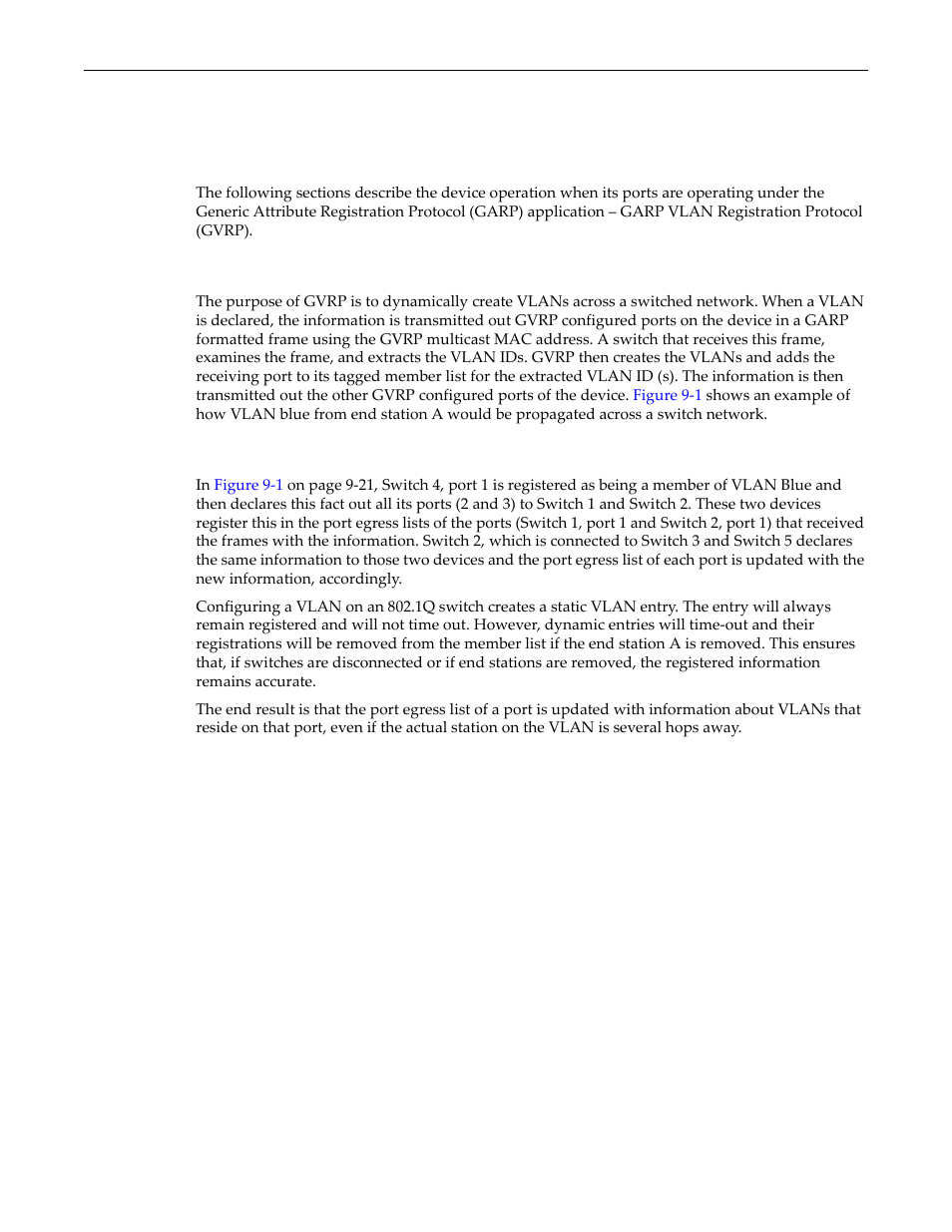 About garp vlan registration protocol (gvrp), Overview, How it works | About garp vlan registration protocol (gvrp) -20 | Enterasys Networks D-Series User Manual | Page 292 / 540