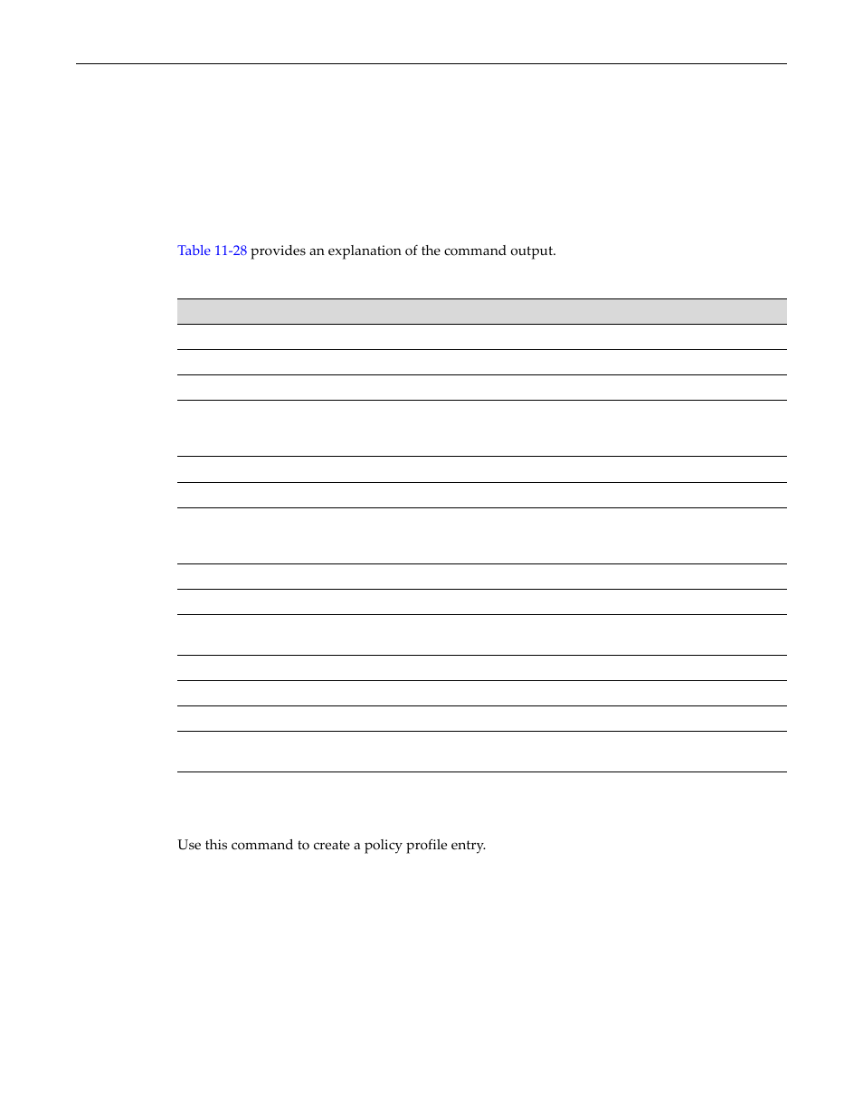 Set policy profile, Set policy profile -3, Show policy profile output details -3 | Syntax | Enterasys Networks D-Series User Manual | Page 319 / 540