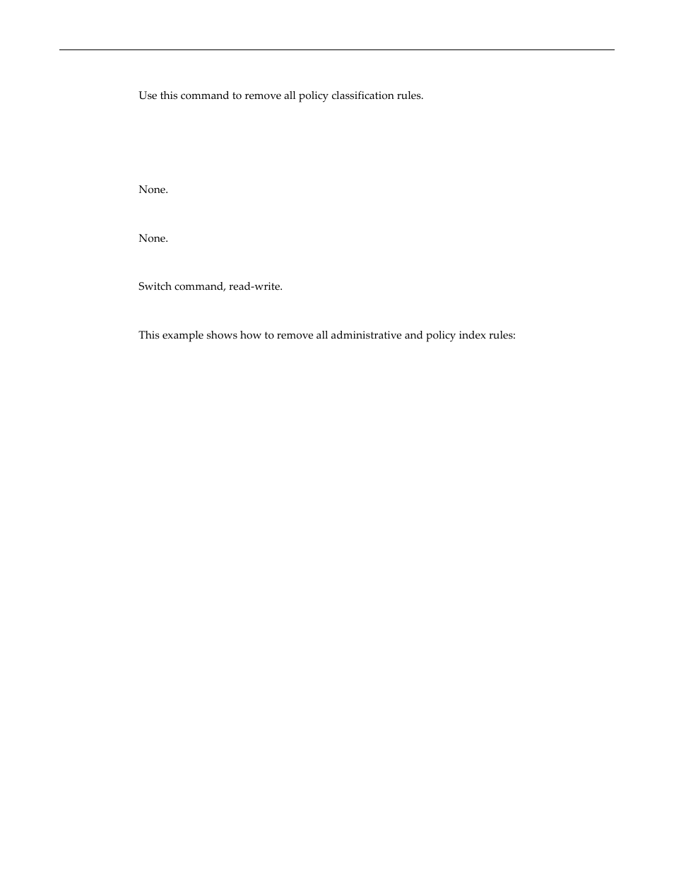 Clear policy all-rules, Clear policy all-rules -14 | Enterasys Networks D-Series User Manual | Page 330 / 540