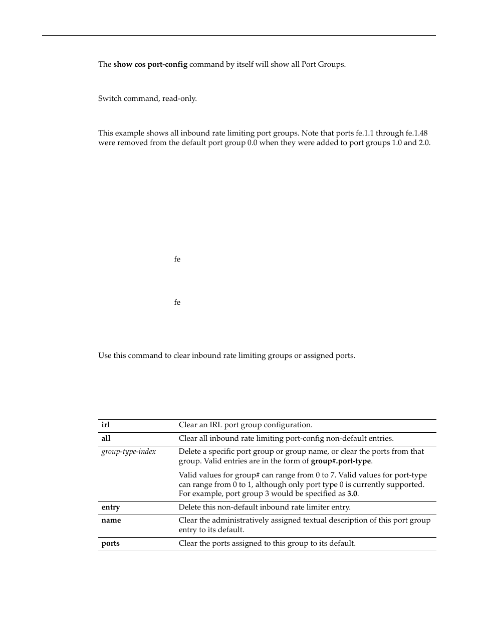 Clear cos port-config, Clear cos port-config -25 | Enterasys Networks D-Series User Manual | Page 341 / 540