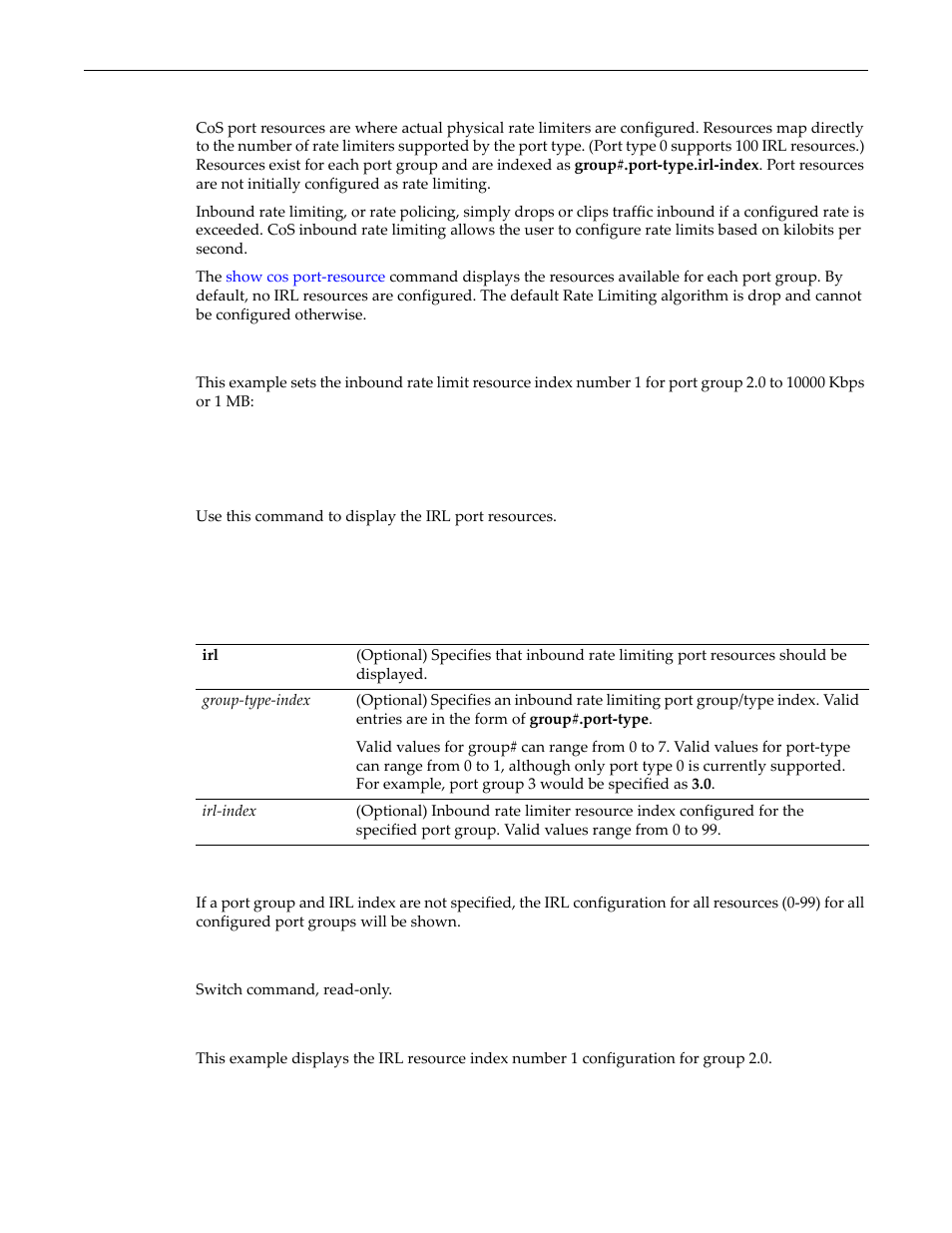 Show cos port-resource, Show cos port-resource -27 | Enterasys Networks D-Series User Manual | Page 343 / 540