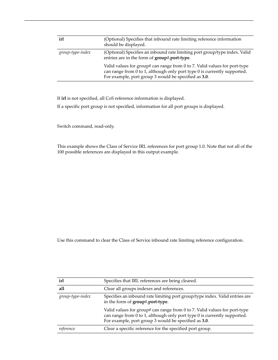 Clear cos reference, Clear cos reference -30 | Enterasys Networks D-Series User Manual | Page 346 / 540