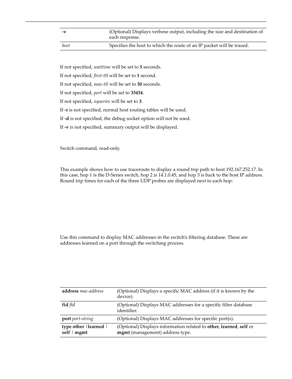 Show mac, Show mac -19 | Enterasys Networks D-Series User Manual | Page 391 / 540