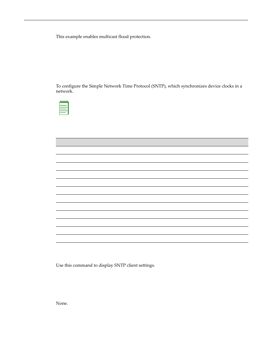 Configuring simple network time protocol (sntp), Purpose, Commands | Show sntp, Purpose -26 commands -26, Show sntp -26 | Enterasys Networks D-Series User Manual | Page 398 / 540