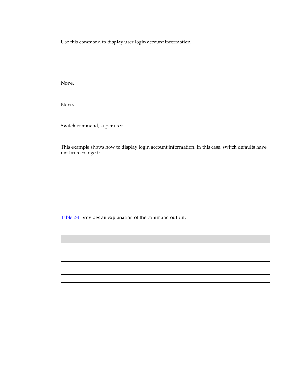 Show system login, Show system login -3 | Enterasys Networks D-Series User Manual | Page 41 / 540