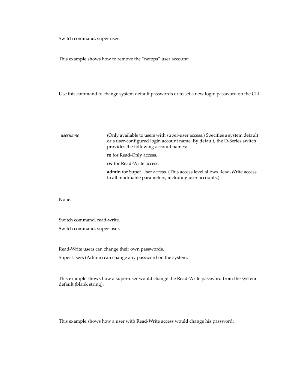 Set password, Set password -5 | Enterasys Networks D-Series User Manual | Page 43 / 540