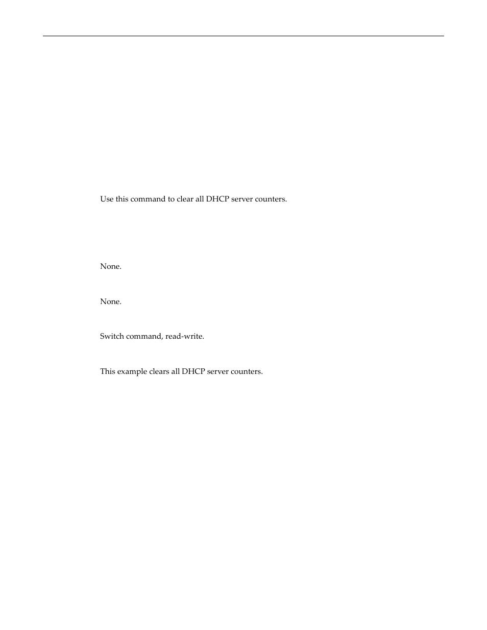 Clear dhcp server statistics, Clear dhcp server statistics -10 | Enterasys Networks D-Series User Manual | Page 442 / 540