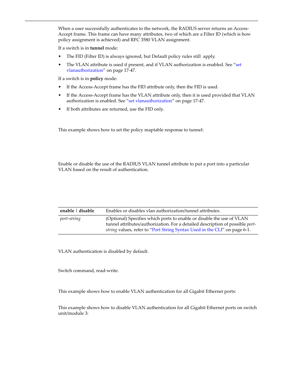 Set vlanauthorization, Set vlanauthorization -47 | Enterasys Networks D-Series User Manual | Page 509 / 540