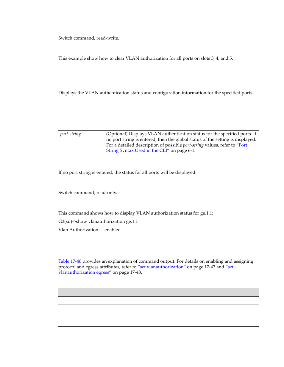 Show vlanauthorization, Show vlanauthorization -49, Show vlanauthorization output details -49 | Enterasys Networks D-Series User Manual | Page 511 / 540