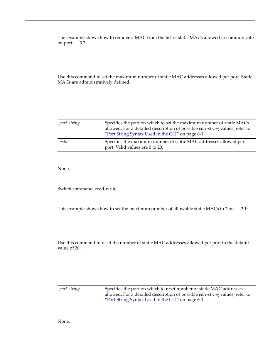 Set maclock static, Clear maclock static, Set maclock static -57 clear maclock static -57 | Enterasys Networks D-Series User Manual | Page 519 / 540