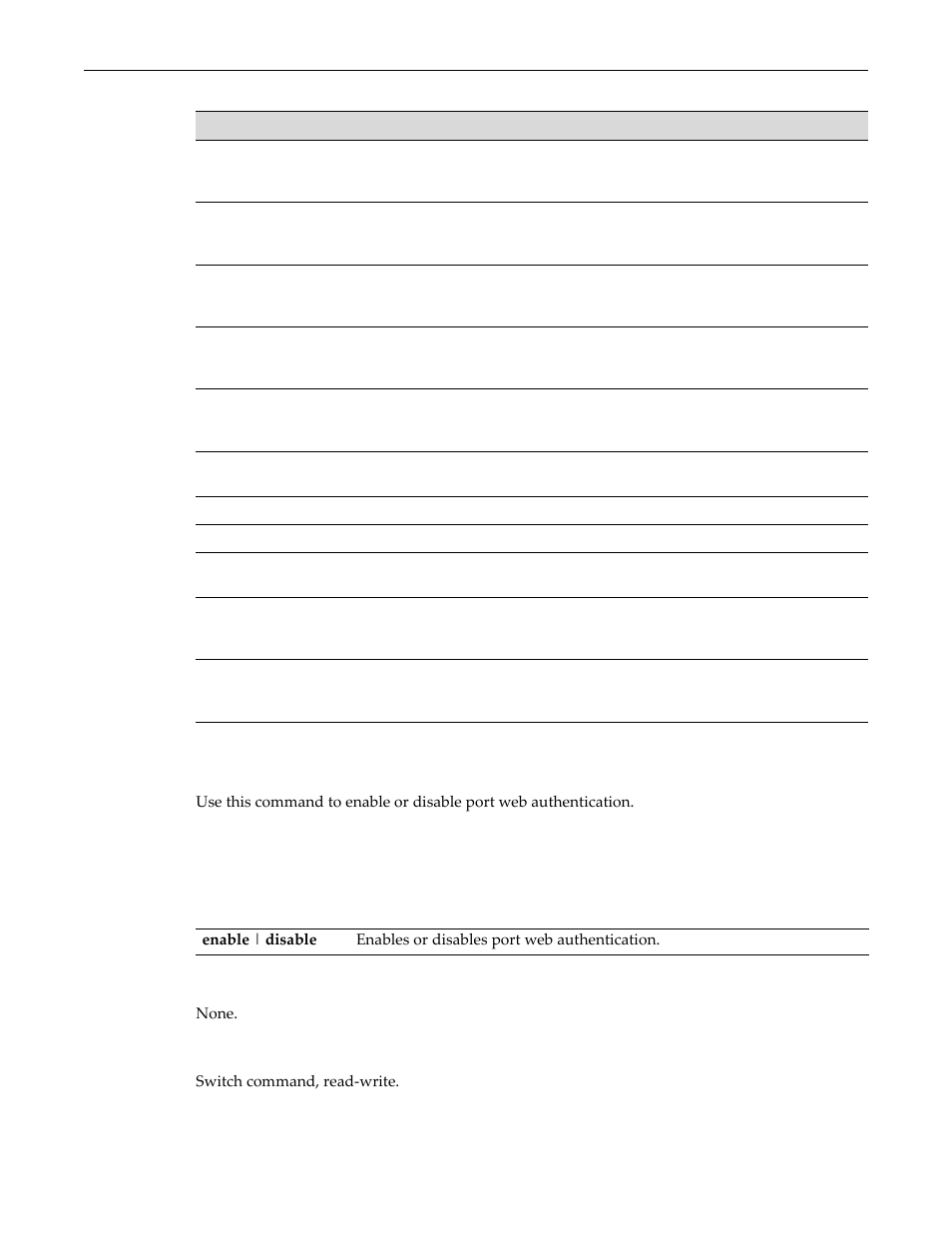 Set pwa, Set pwa -64, Syntax | Parameters defaults, Mode | Enterasys Networks D-Series User Manual | Page 526 / 540