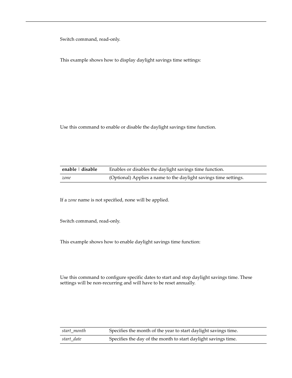 Set summertime, Set summertime date, Set summertime -18 set summertime date -18 | Enterasys Networks D-Series User Manual | Page 56 / 540