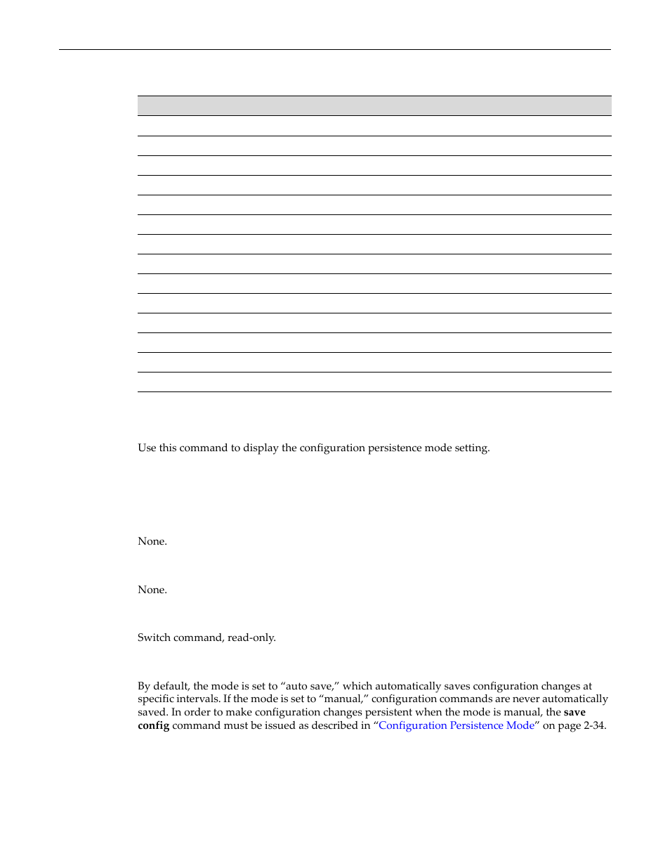 Commands, Show snmp persistmode, Commands -35 | Show snmp persistmode -35 | Enterasys Networks D-Series User Manual | Page 73 / 540