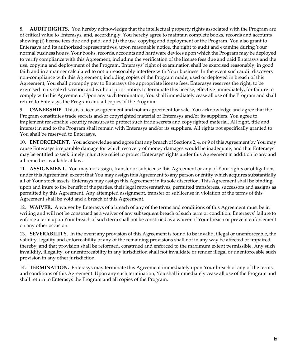 Enterasys Networks Enterasys Matrix 6H303-48 User Manual | Page 11 / 90