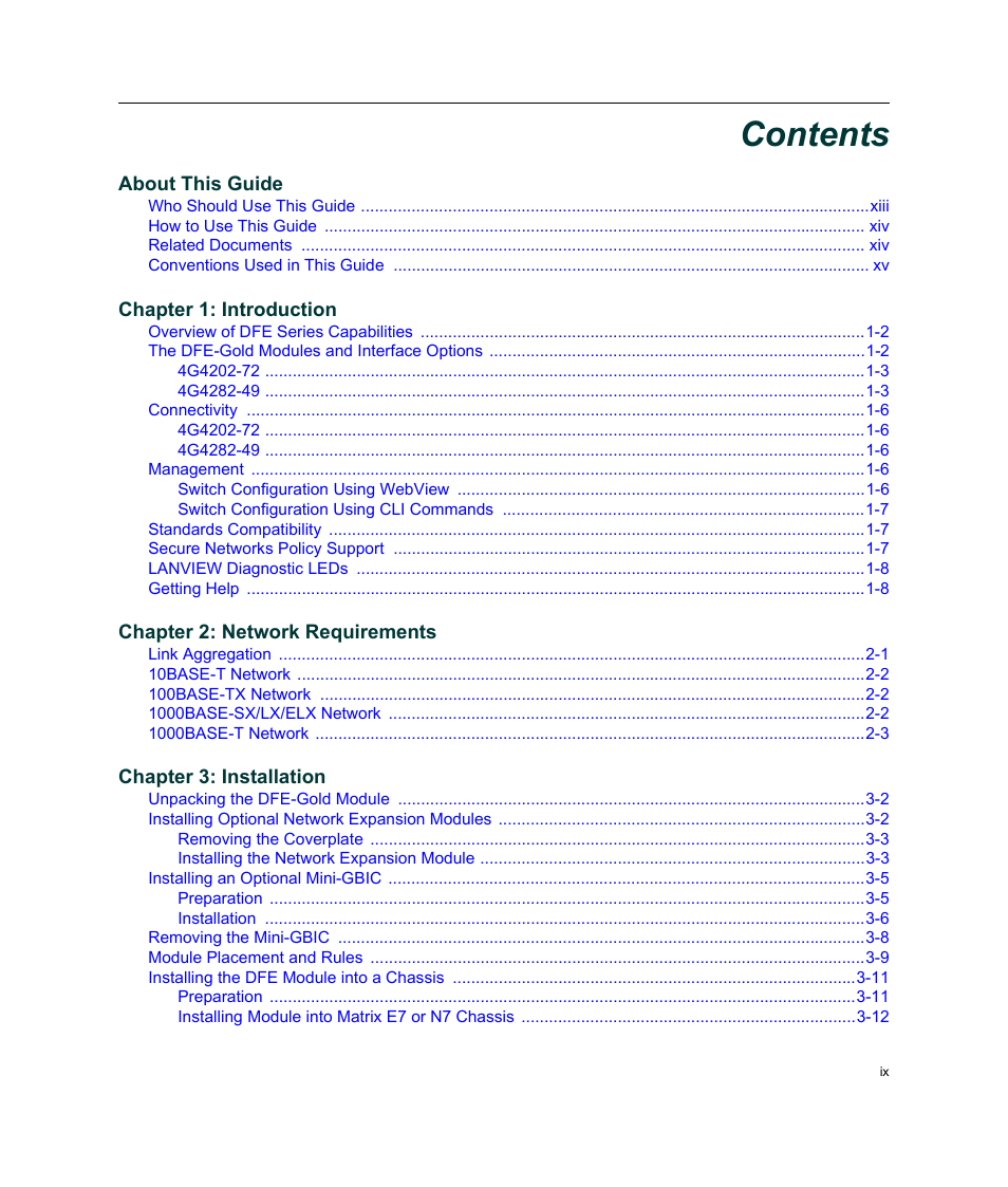 Enterasys Networks Enterasys Matrix 6H303-48 User Manual | Page 13 / 90