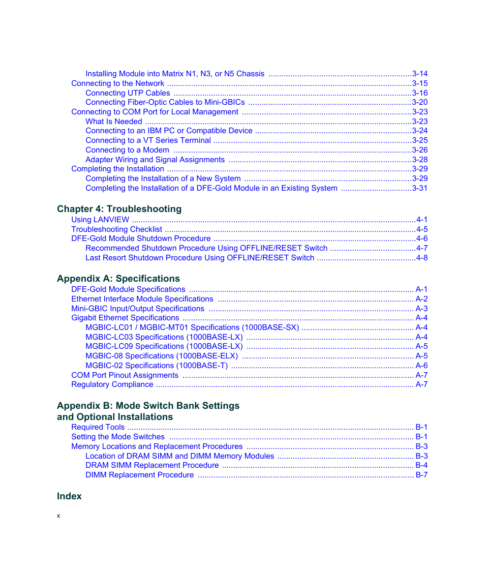 Enterasys Networks Enterasys Matrix 6H303-48 User Manual | Page 14 / 90