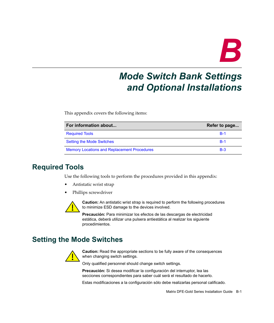 Required tools, Setting the mode switches, The section | Setting the, Mode switches, Setting the mode, Switches | Enterasys Networks Enterasys Matrix 6H303-48 User Manual | Page 81 / 90