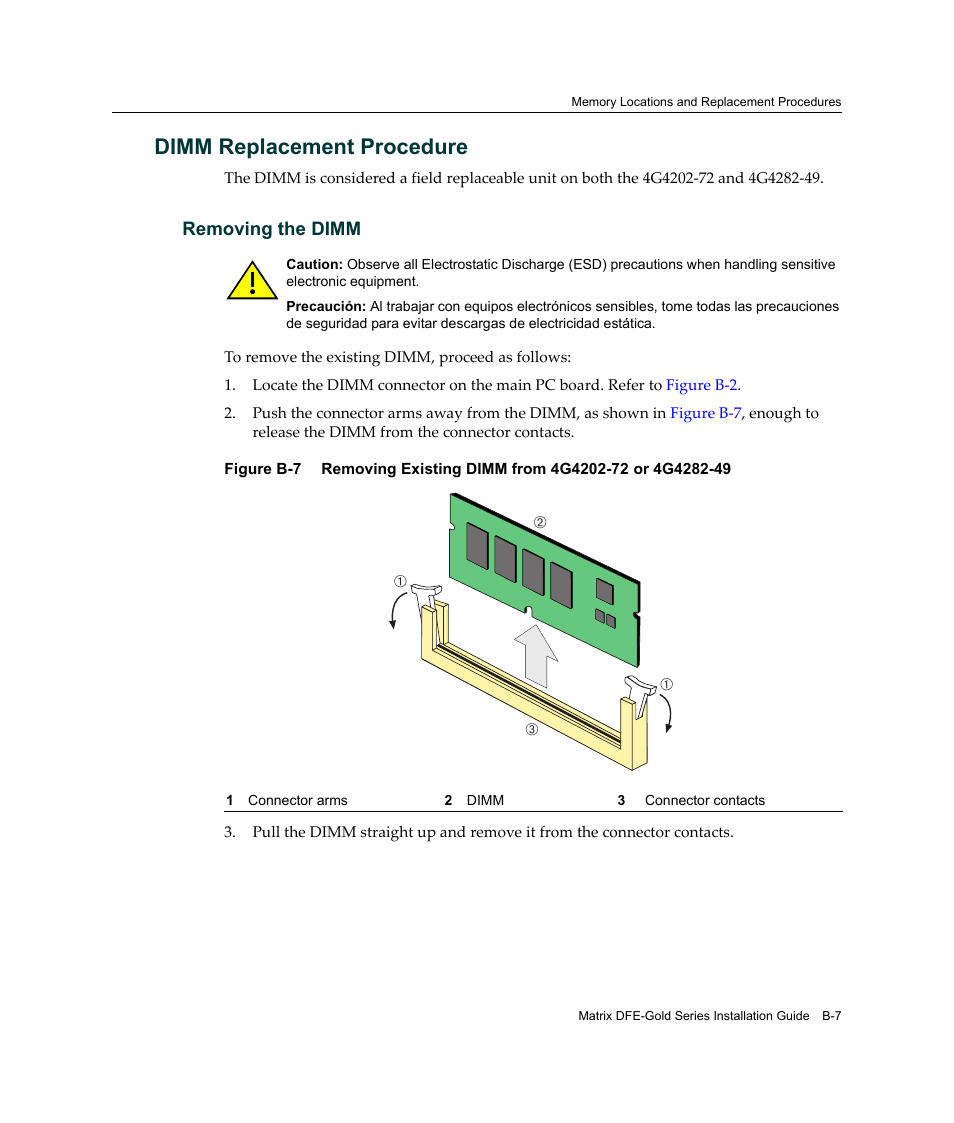 Dimm replacement procedure | Enterasys Networks Enterasys Matrix 6H303-48 User Manual | Page 87 / 90