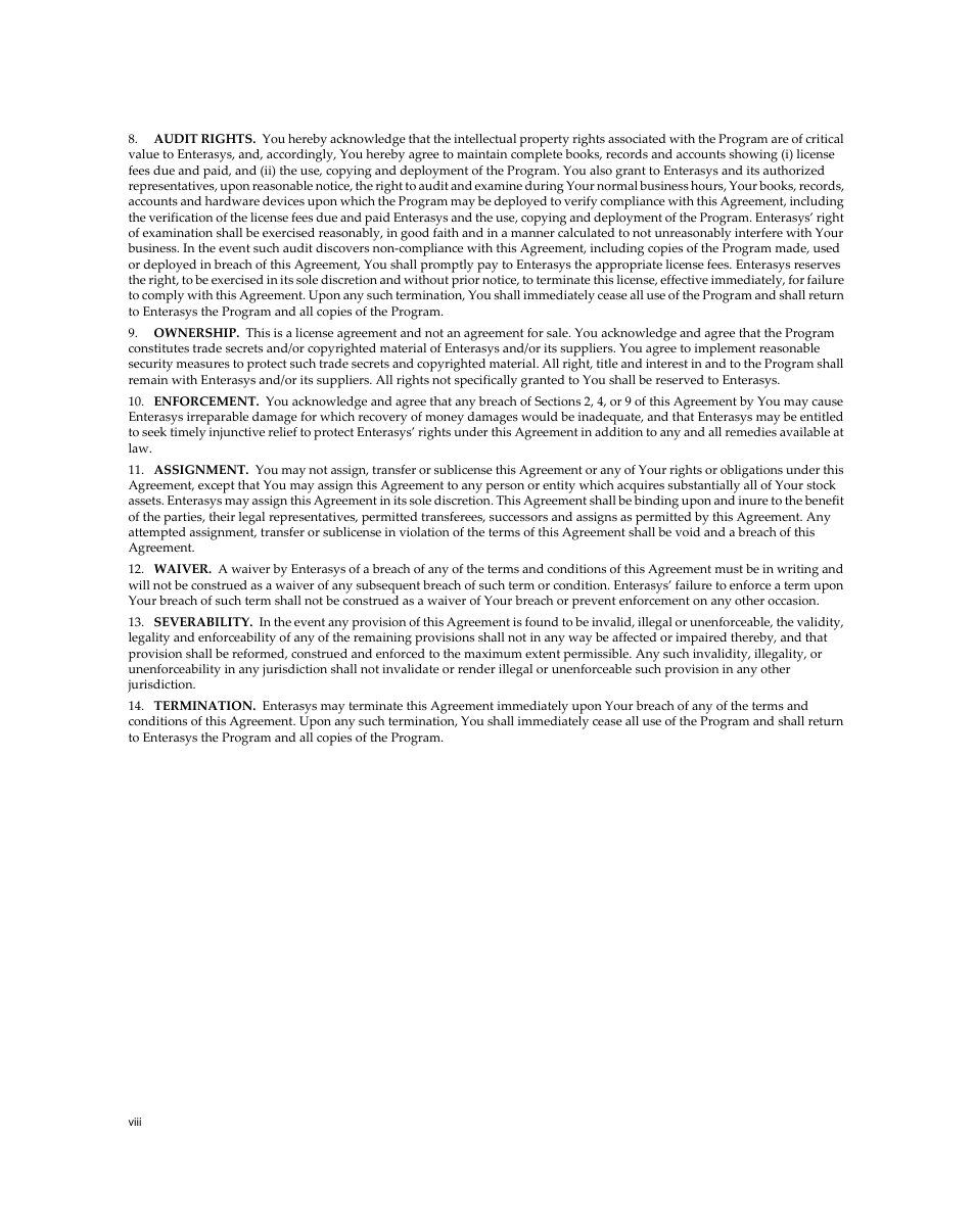 Enterasys Networks Enterasys Matrix 9034310-01 User Manual | Page 10 / 58
