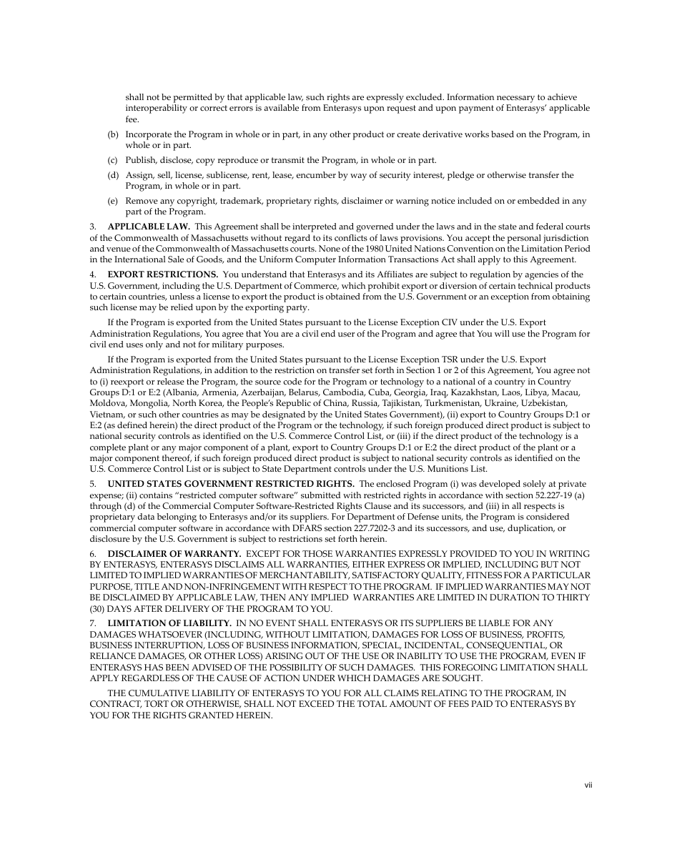 Enterasys Networks Enterasys Matrix 9034310-01 User Manual | Page 9 / 58